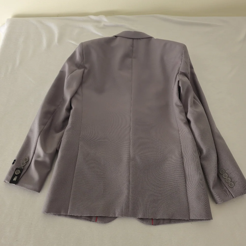 BRAVENAN Classic Light Gray Suit